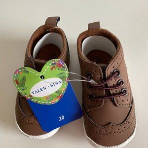 BABY SHOES VALEN-SINA Baby Shoes Newborn Infant Boy  Classical PU Soft Anti-slip